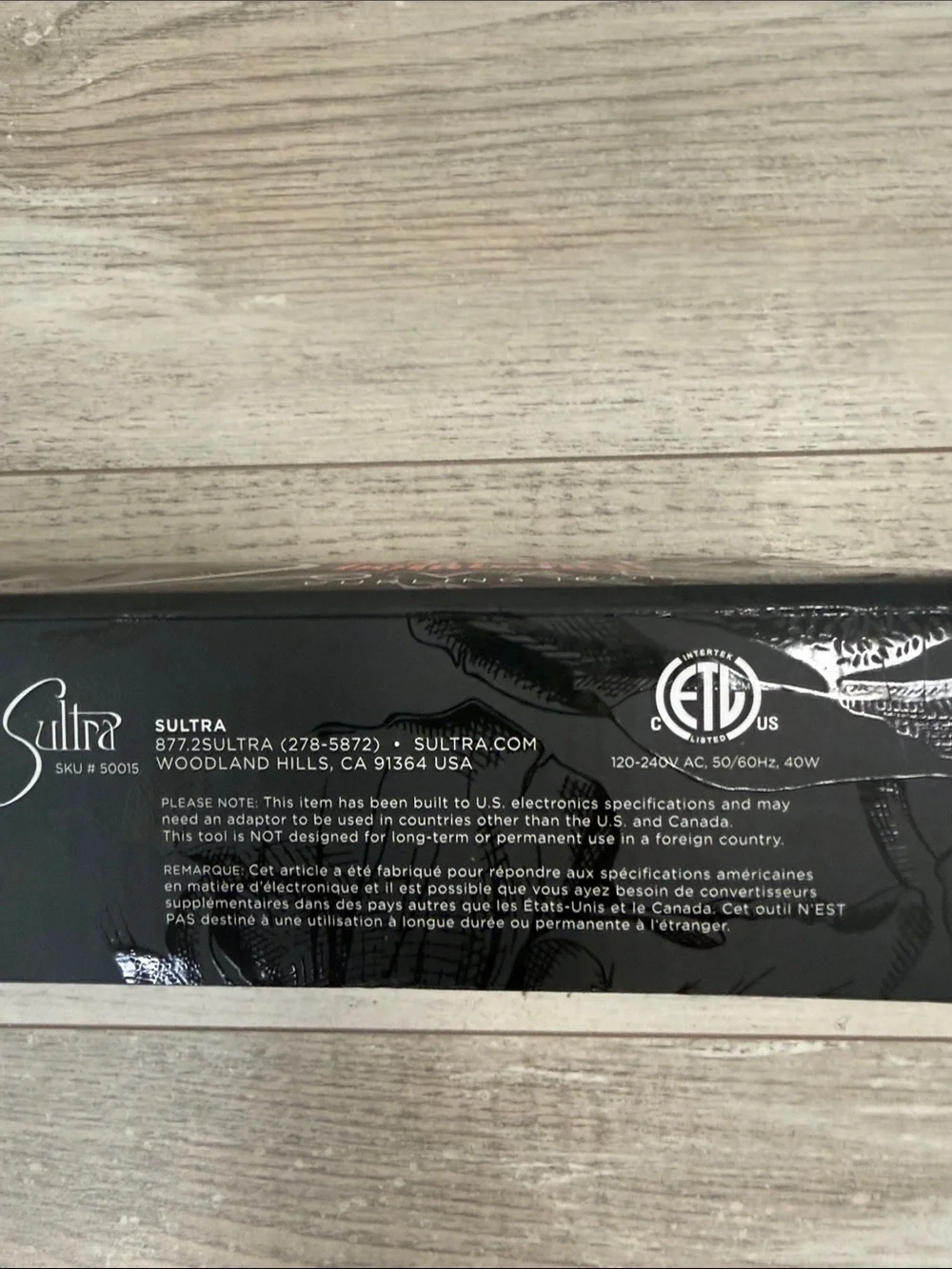 Sultra The Bombshell Oval Clipless Curling Iron - NIB Sealed